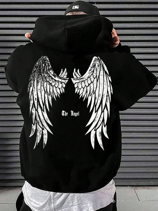 Hip Hop Hoodie Men's Spring and Autumn Hooded Cotton Oversized Unisex Pullovers European Wood Casual Outdoor Sweatshirts hoodie