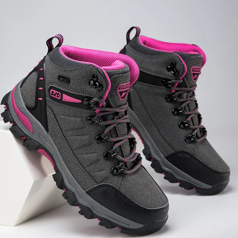 Women Boots Waterproof hiking boots for women 2023 Women's safety work shoes Non Slip Ankle Boots botas de trabajo para mujeres