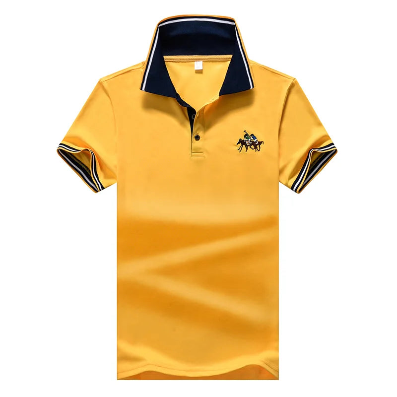 Plus Size 8xl 7xl 6xl Summer Polo Shirts Men Classic Embroidery Men's Polos Lapel Breathable Tee Shirt Male Camisa Masculina