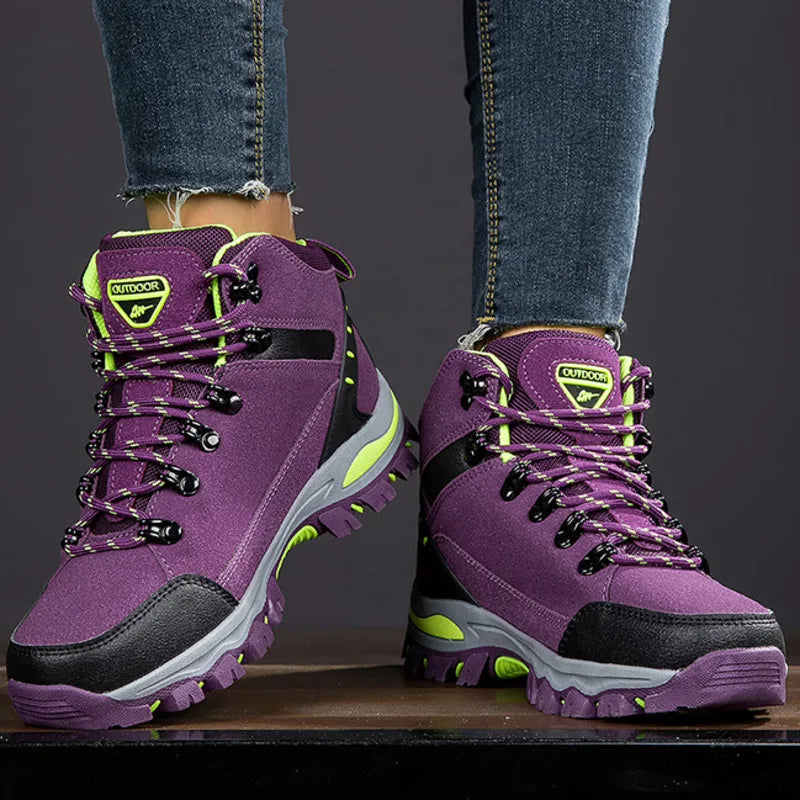 Women Boots Waterproof hiking boots for women 2023 Women's safety work shoes Non Slip Ankle Boots botas de trabajo para mujeres